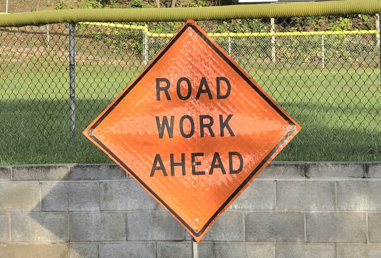 Road Work Sign