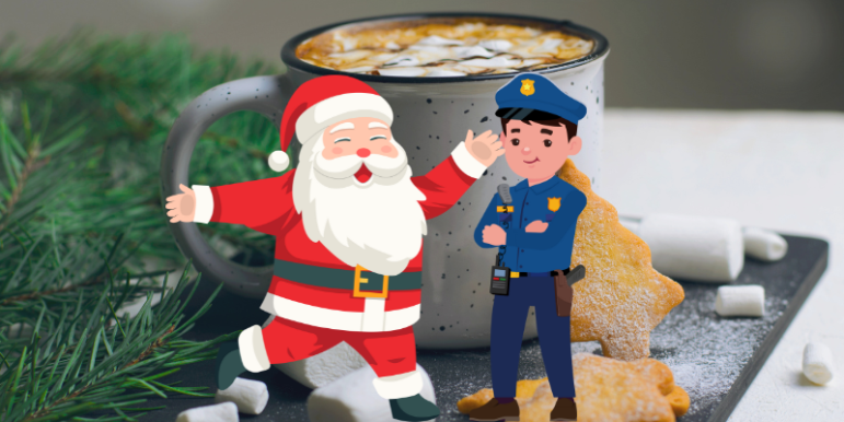 Coffee Cop Santa