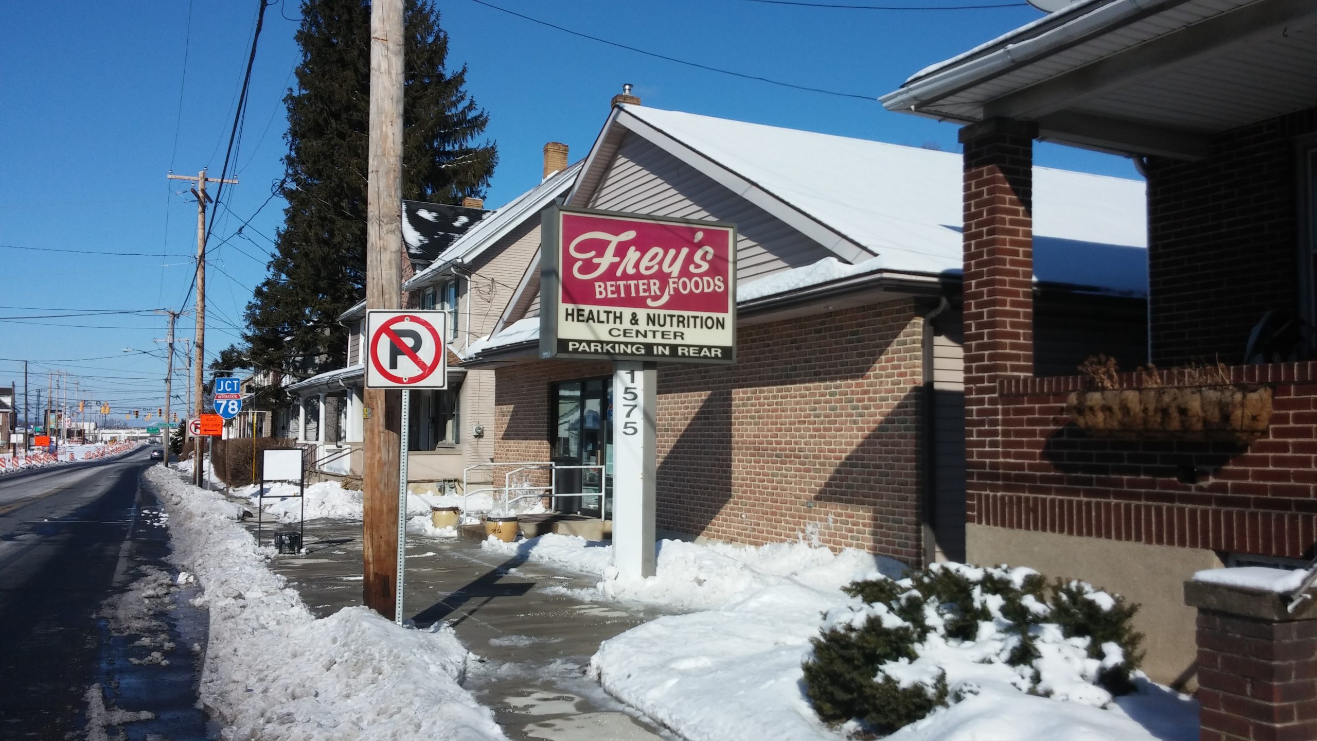 Frey's Better Foods is located at 1575 Main St., Hellertown.