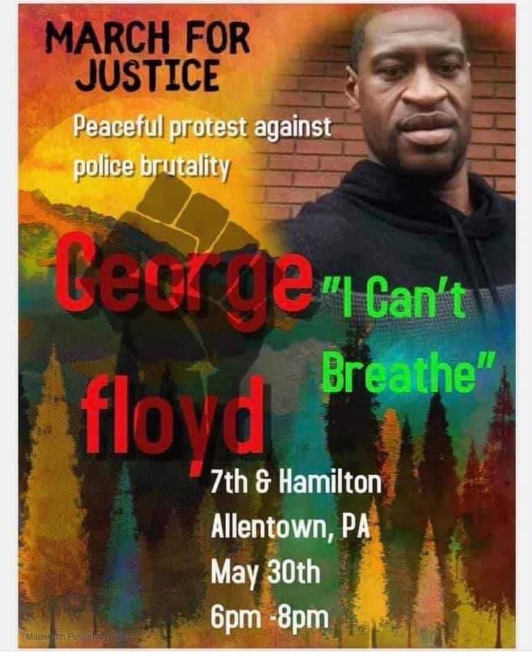 George Floyd Protest Rally Allentown