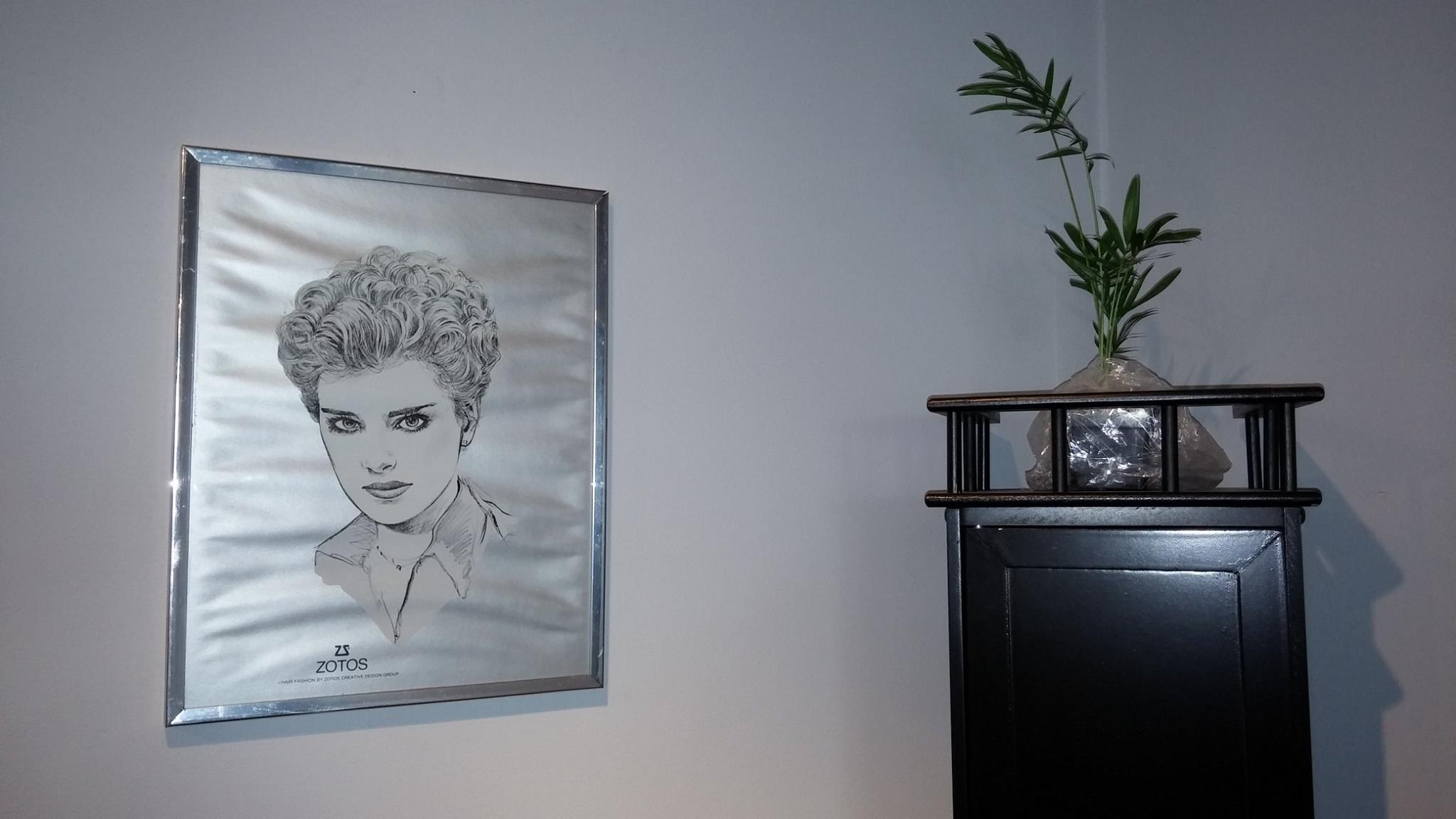 The atmosphere in Hairs What's Happening is modern and inviting.