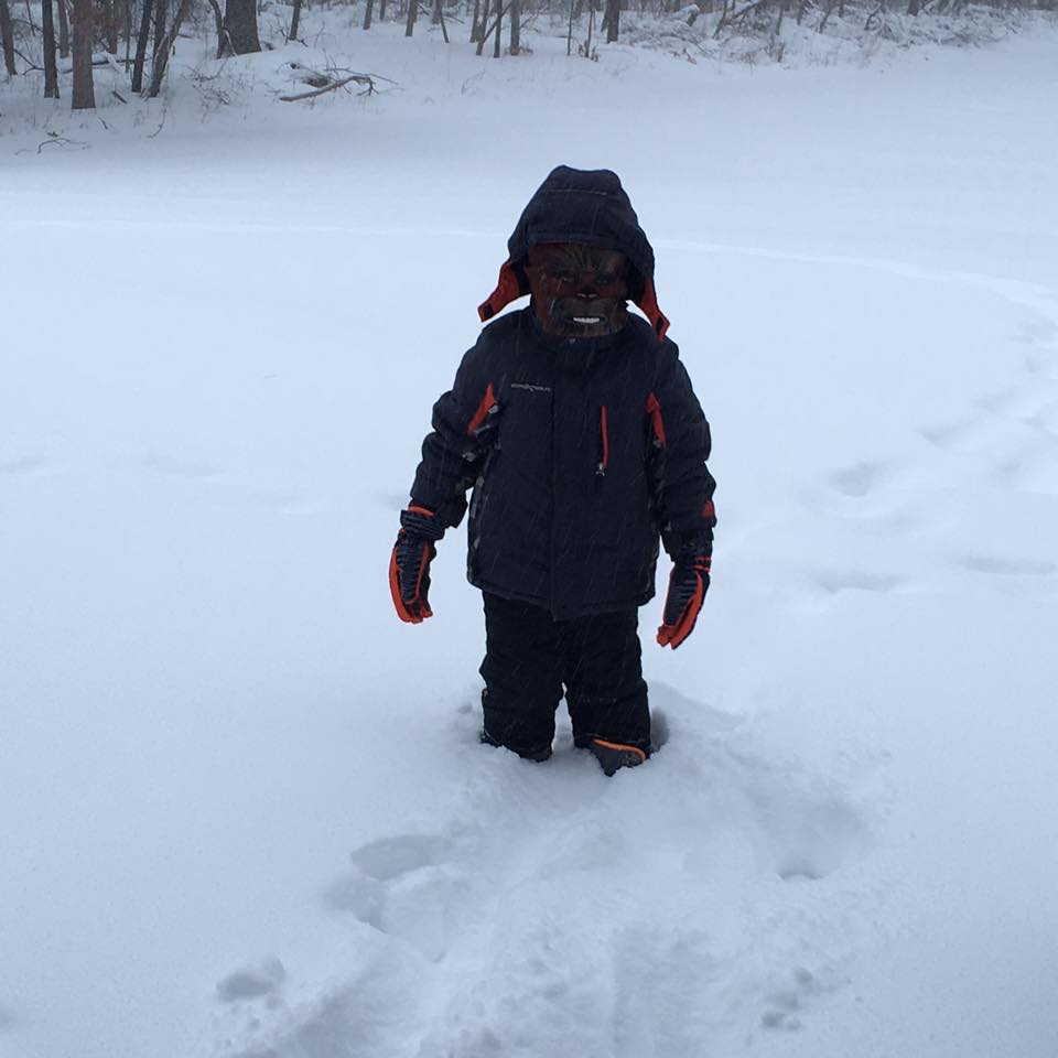 "Wow, that is a lot of snow!"