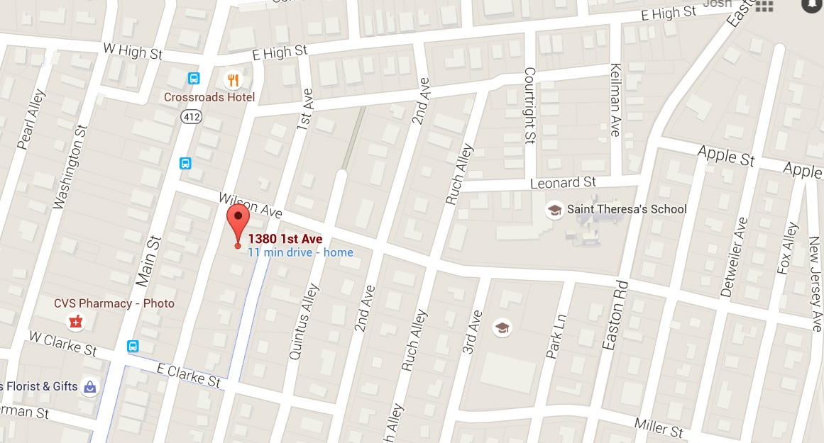 The explosion that rocked Hellertown and parts of Lower Saucon Township Sunday night is said to have occurred at or near 1380 First Avenue.