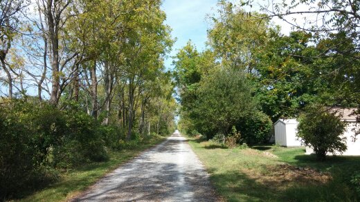 The Saucon Rail Trail in Hellertown