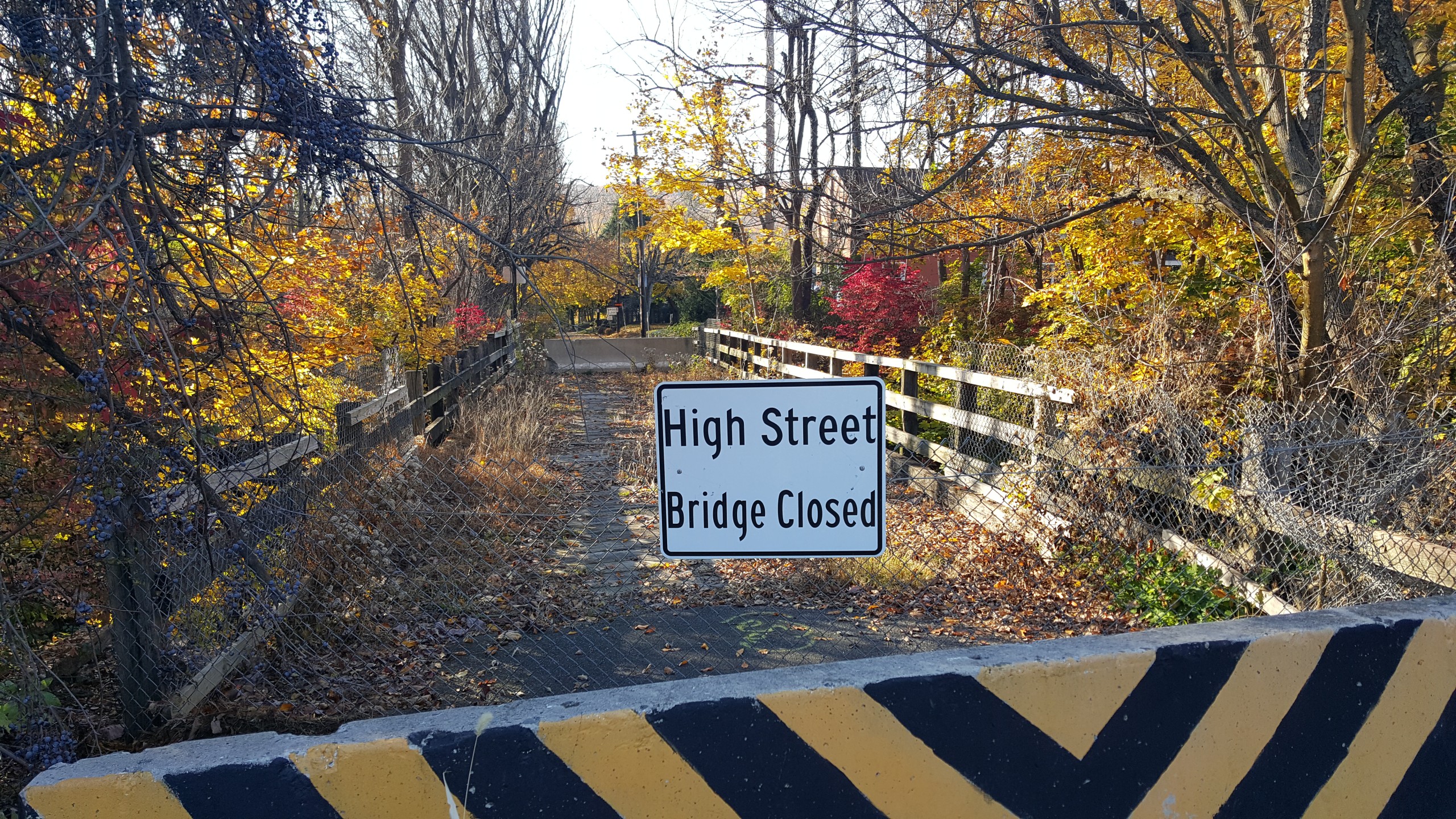 The closed High Street Bridge is in Bethlehem, although many people associate it more closely with Hellertown borough, which it borders.