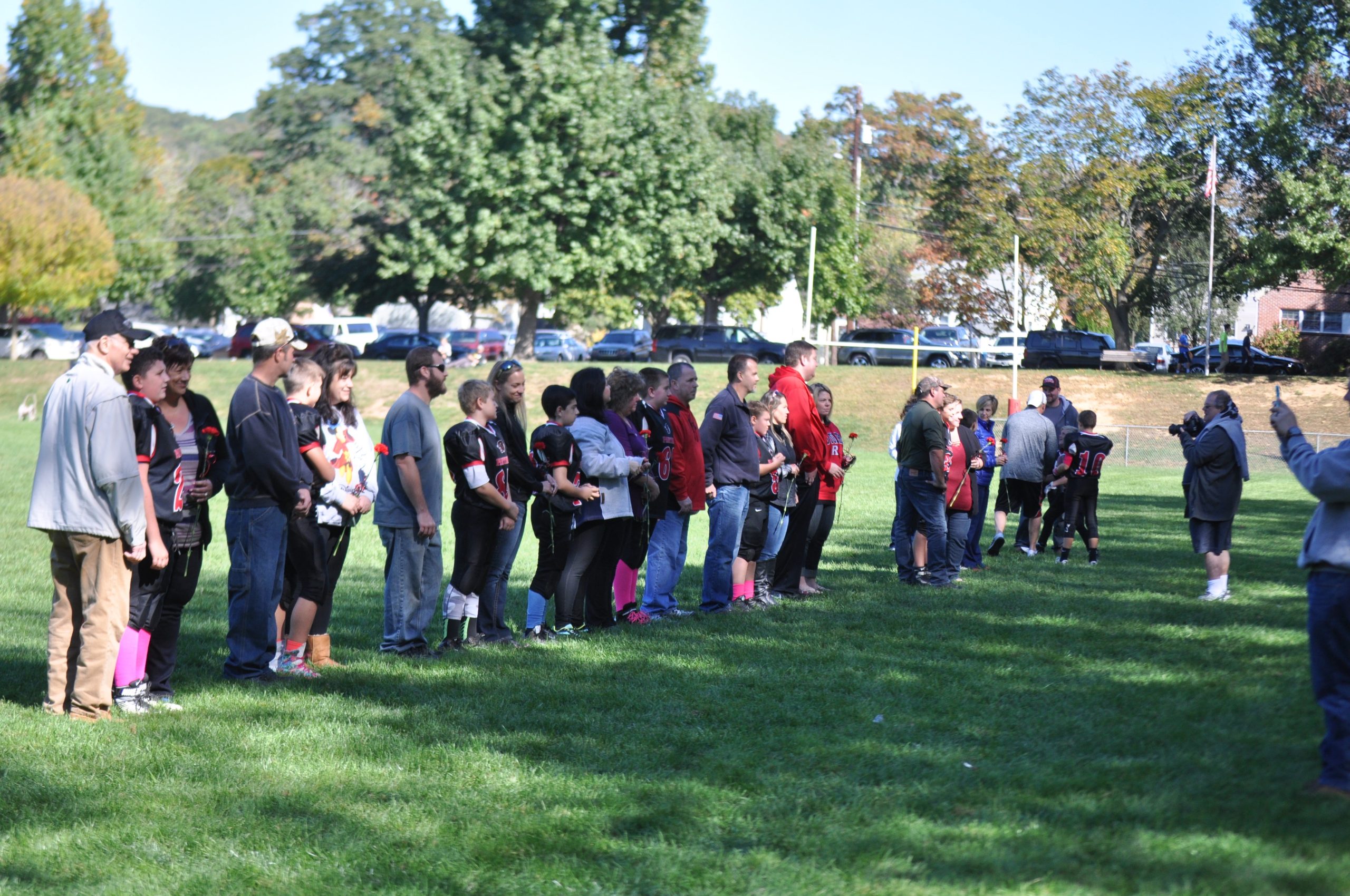 SV Youth Sports pays tribute to the 2016 football players who are moving on to the junior high program.