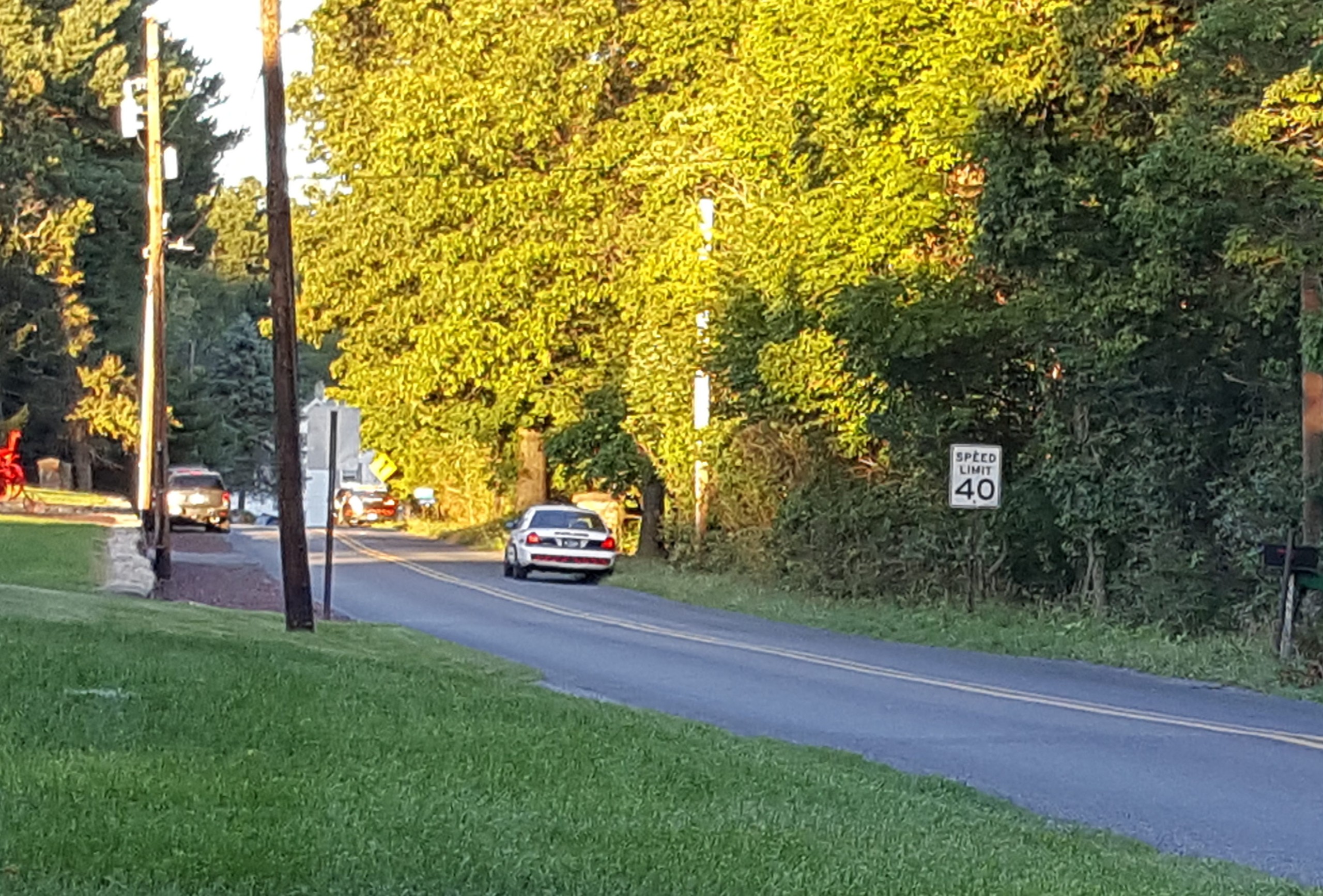 Wassergass Road is closed east of Wilhelm Road following a fatal crash Monday afternoon.