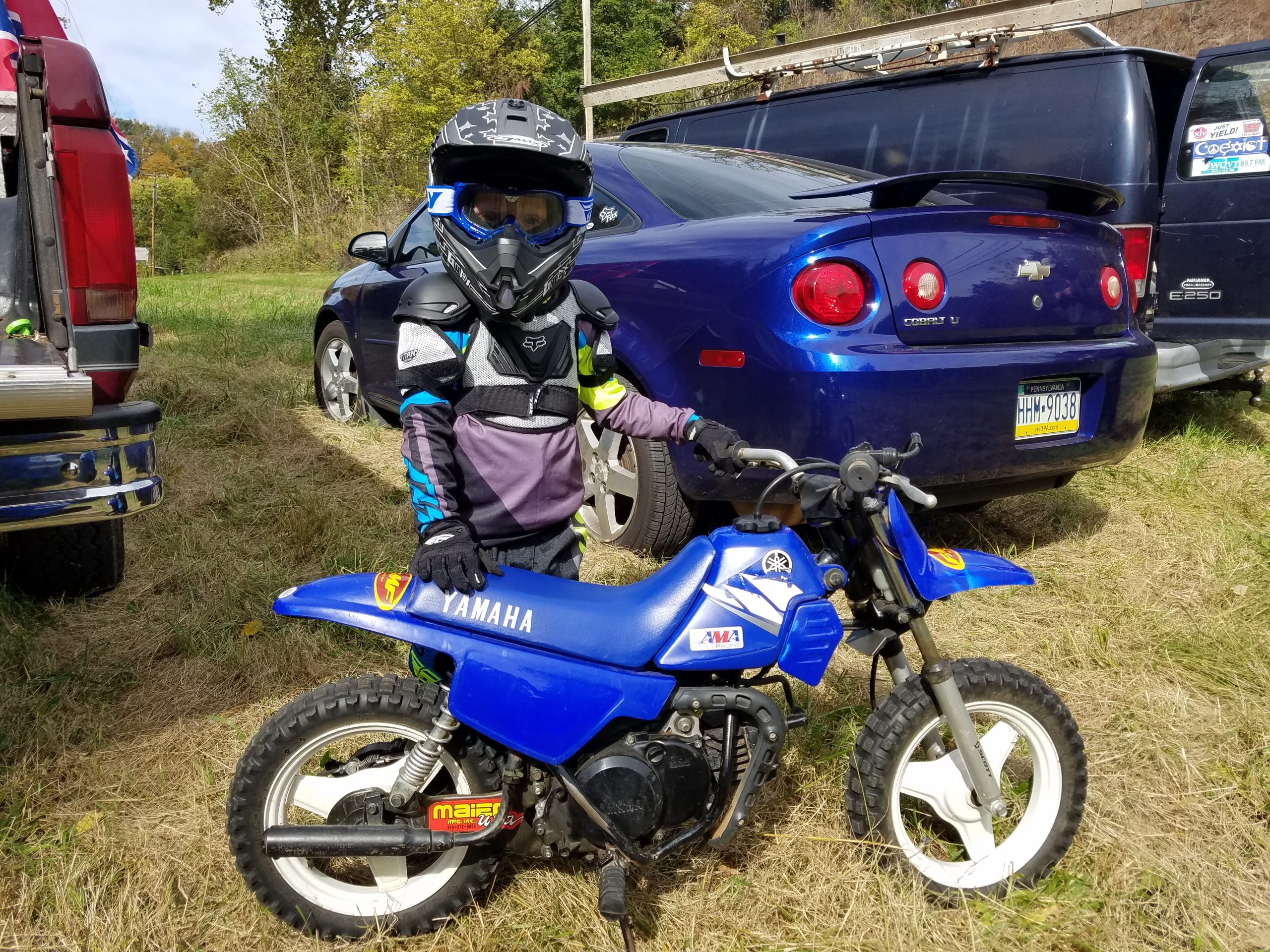 Caiden Cratty will begin his new season in motocross in March 2017. In the meantime he is busy training, and he also hopes to wrestle over the winter.