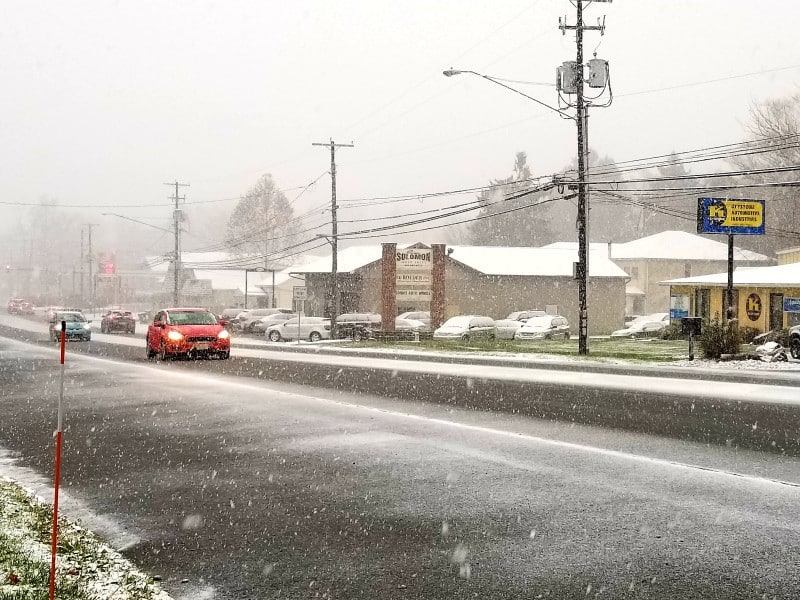 Snow Lower Saucon Rt. 378