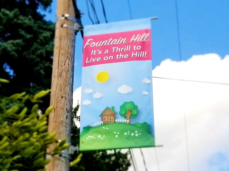 Fountain Hill banner
