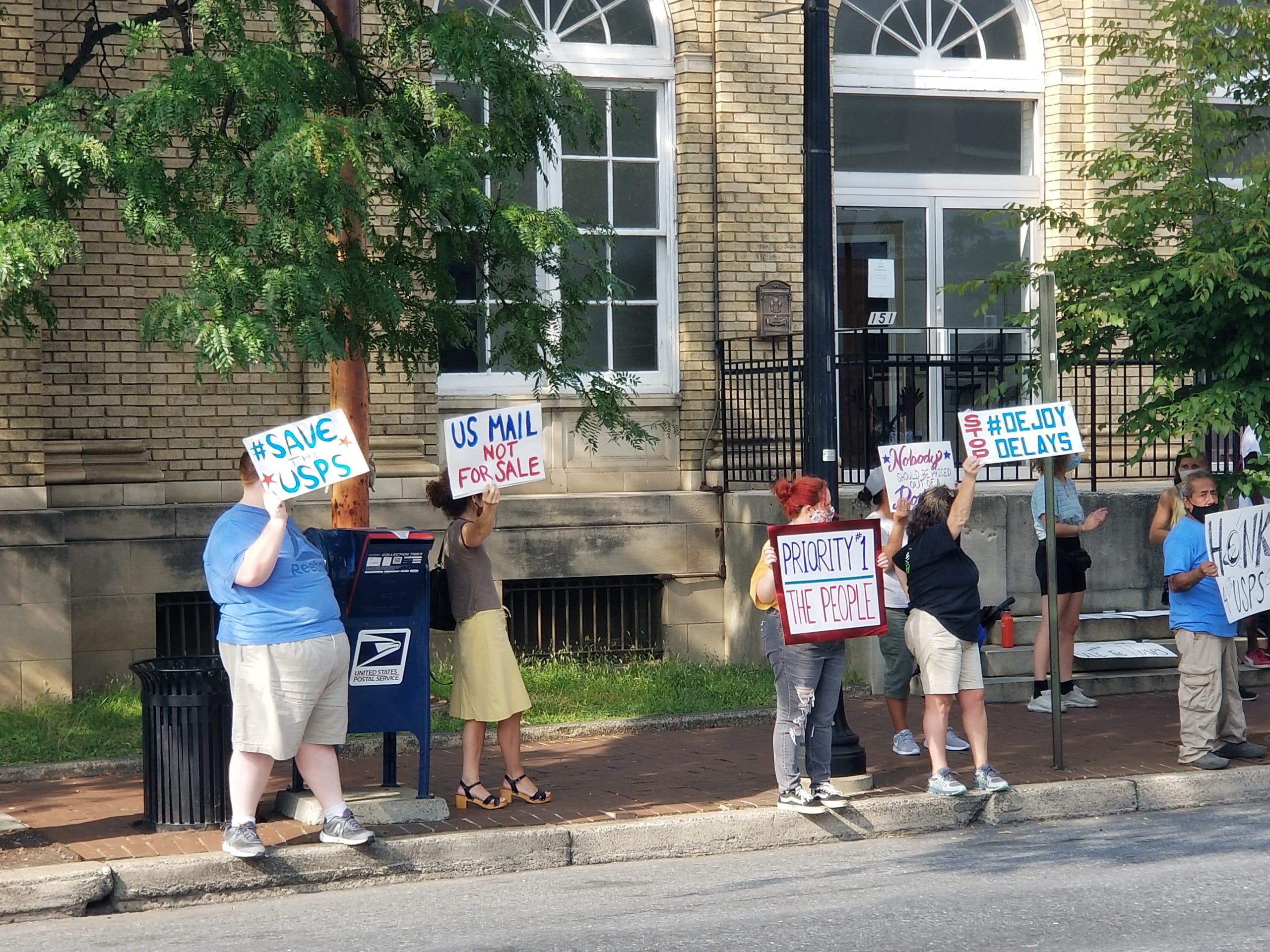 Post Office Protest 