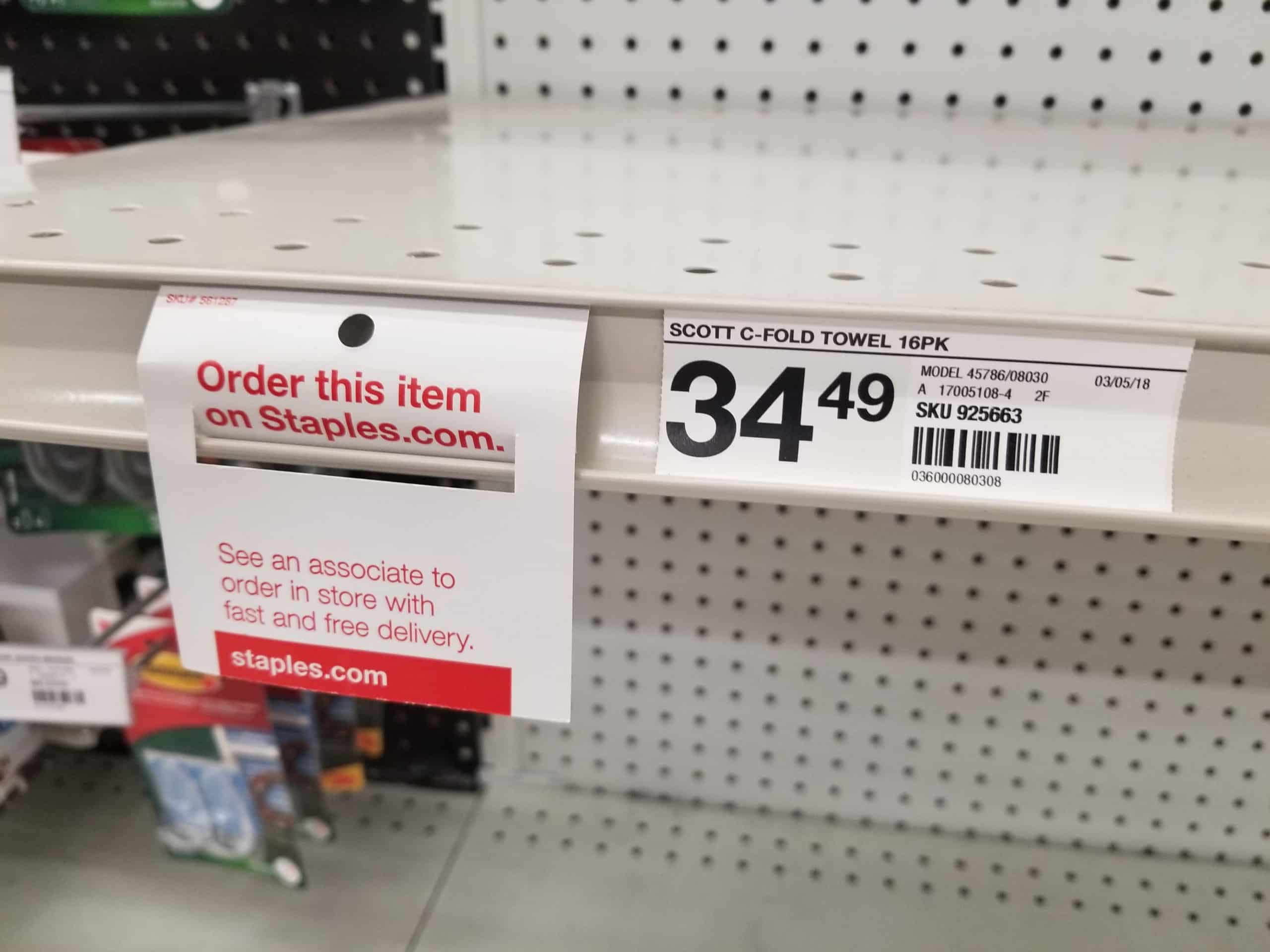 Paper Towels Shortage