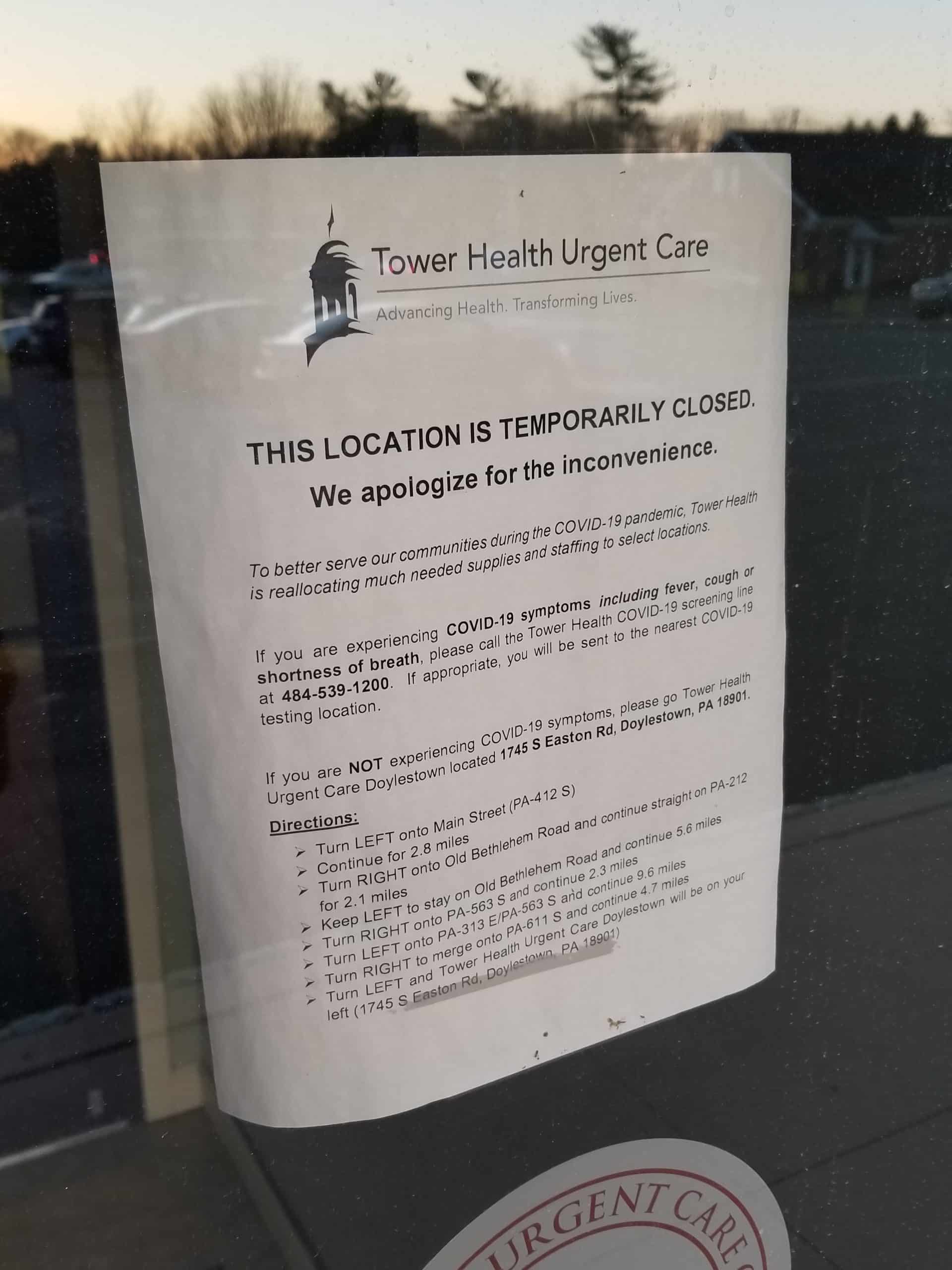 Tower Health Urgent Care