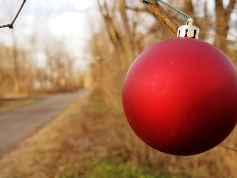 Rail Trail Christmas Ornaments