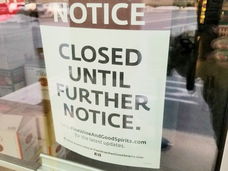 Liquor Store Hellertown Closed