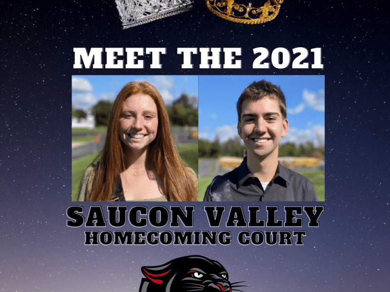 2021 Homecoming Court Saucon Ethan Grim Cate Leidich