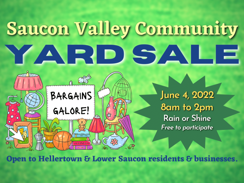 2022 Saucon Valley Community Yard Sale