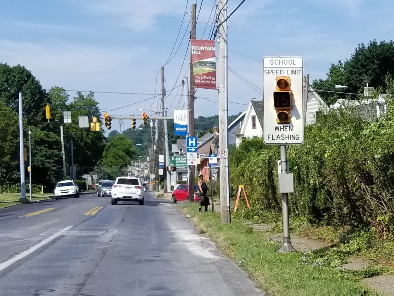 School Zone Signs Fountain Hill