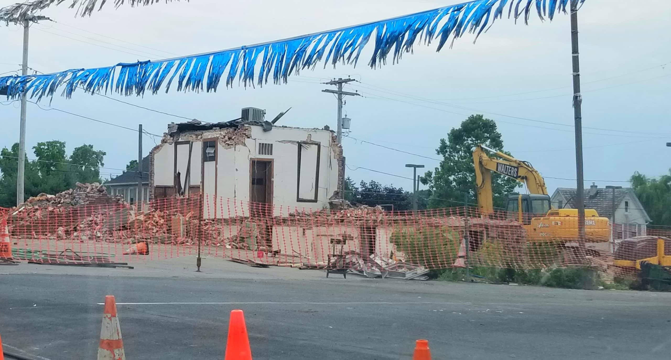 Old Building Hellertown Demolished