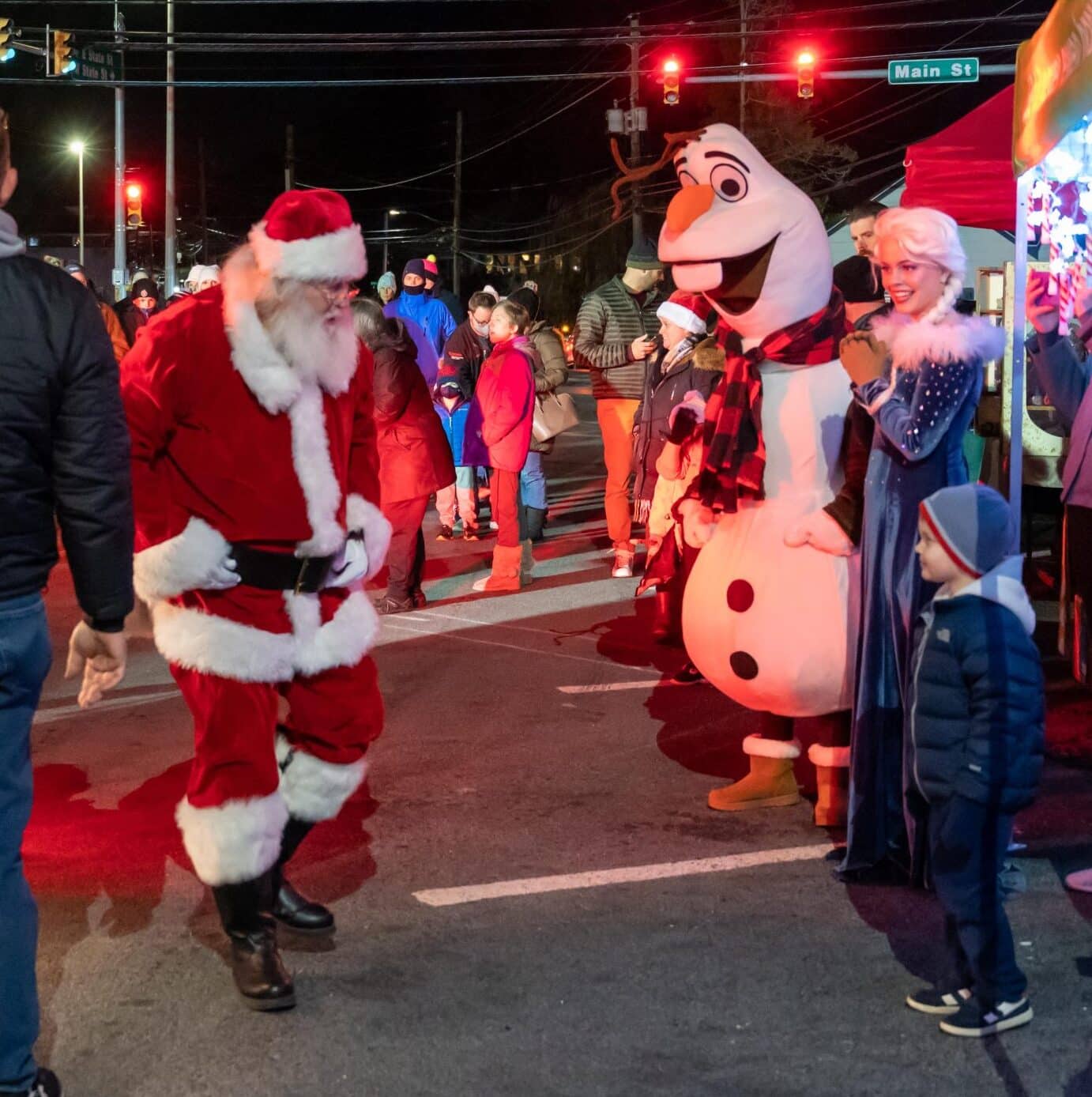 Coopersburg Tree Lighting Santa