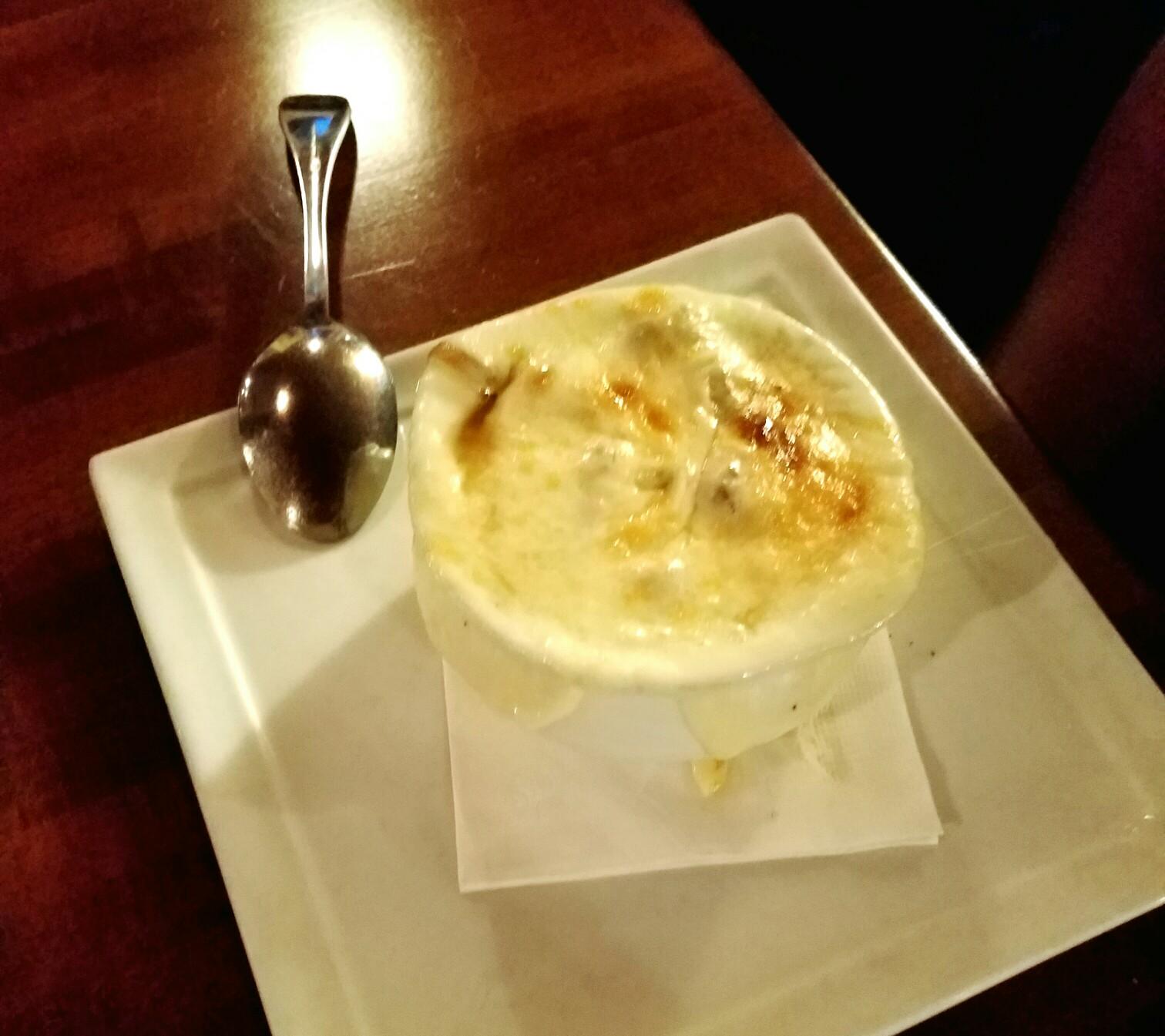 French Onion Soup Au Gratin ($5)