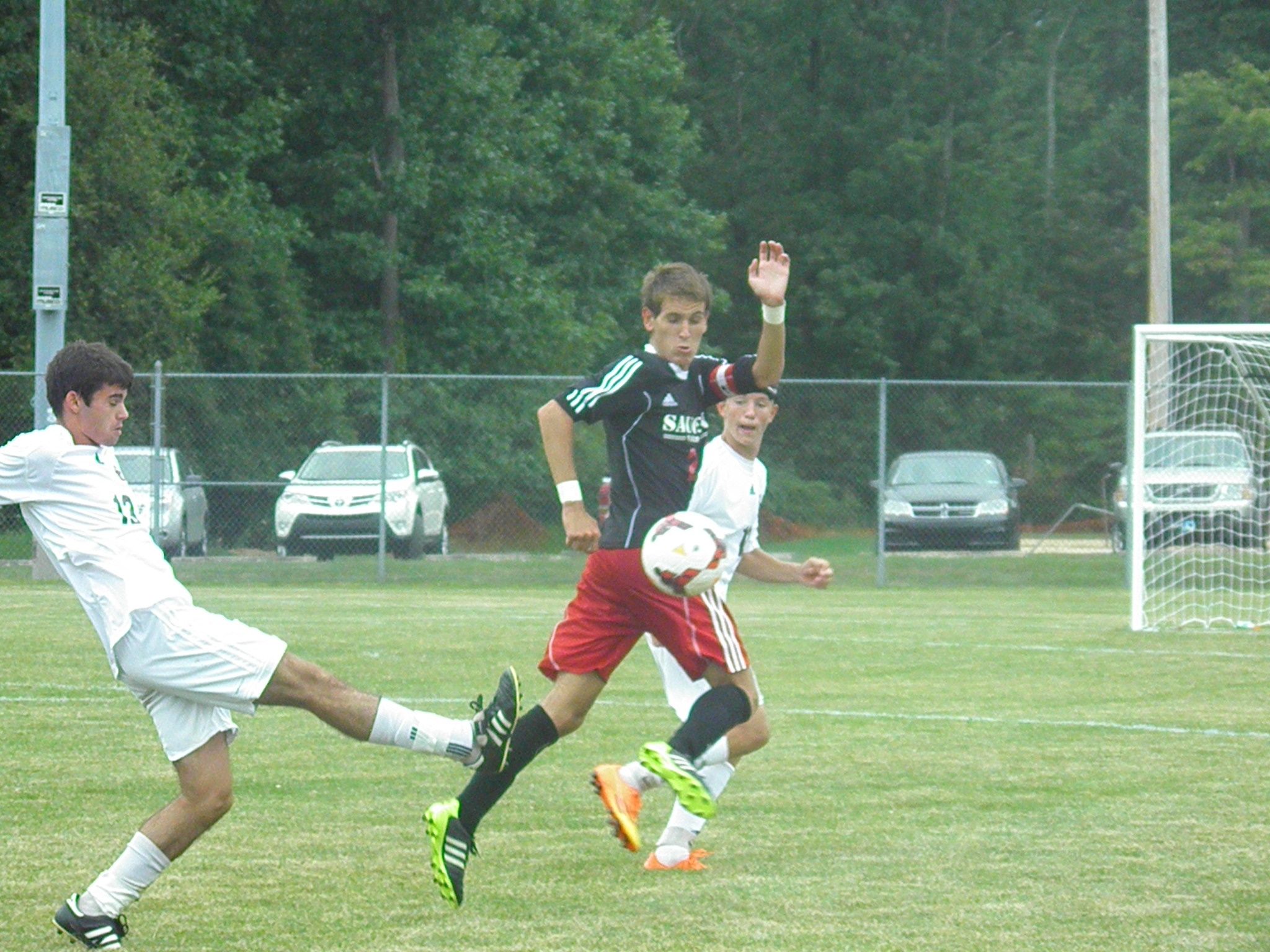 All-State Saucon senior Zach Reichard puts some pressure on defense