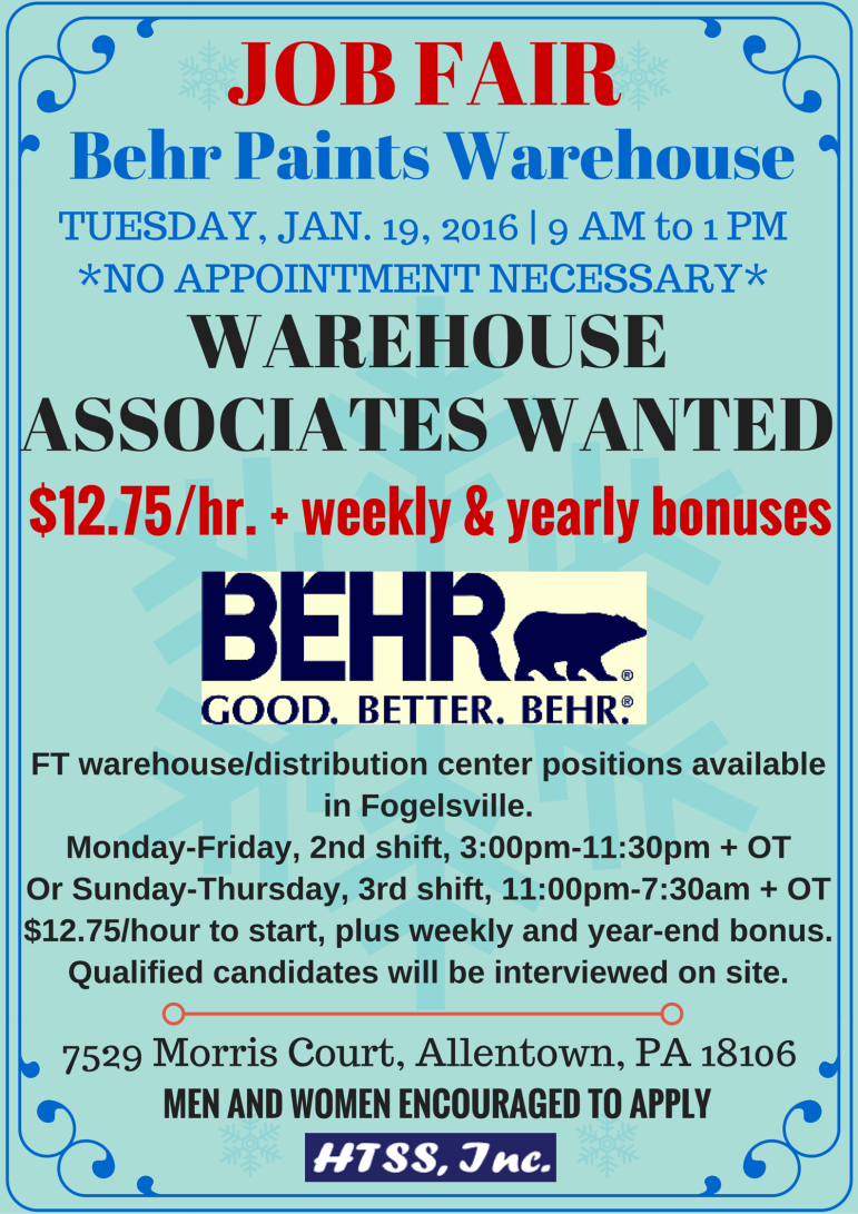 Behr Paints Job Fair