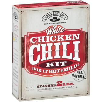 Some Carroll Shelby White Chicken Chili 3 oz. seasoning kits have been recalled due to concerns over undeclared allergens.