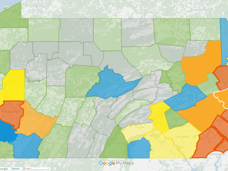 Coronavirus Pennsylvania March 26