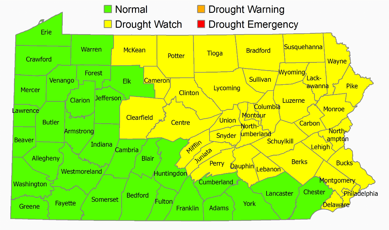 DEP Drought Watch