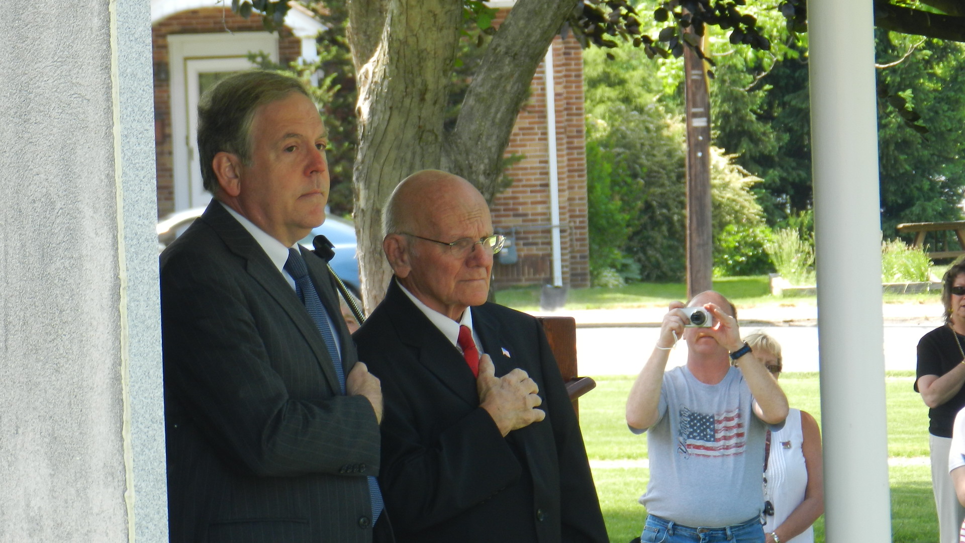 State Rep. Bob Freeman (D-136) and Hellertown Mayor Richard Fluck