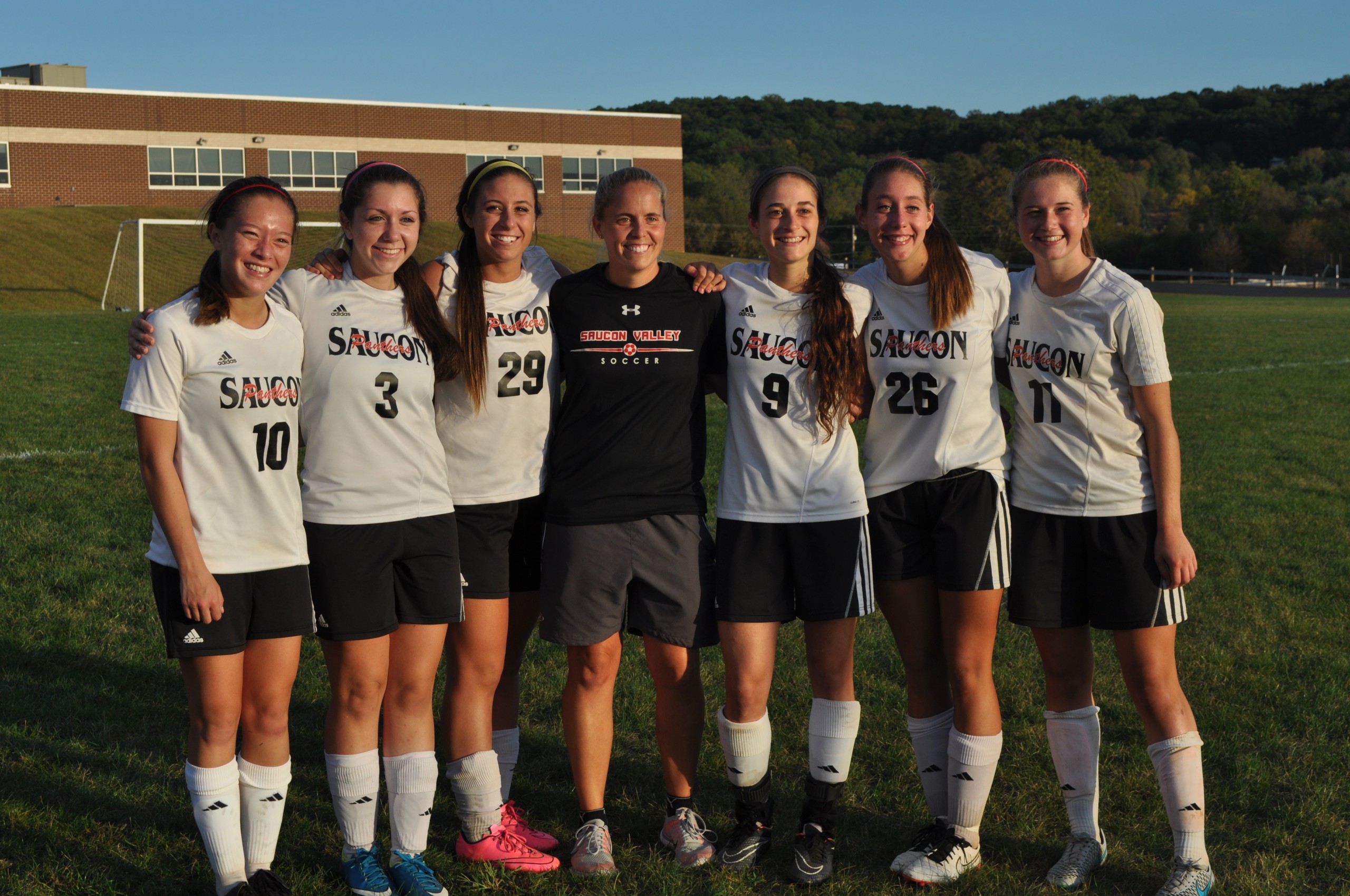 Coach Ochse and her 2015 Seniors