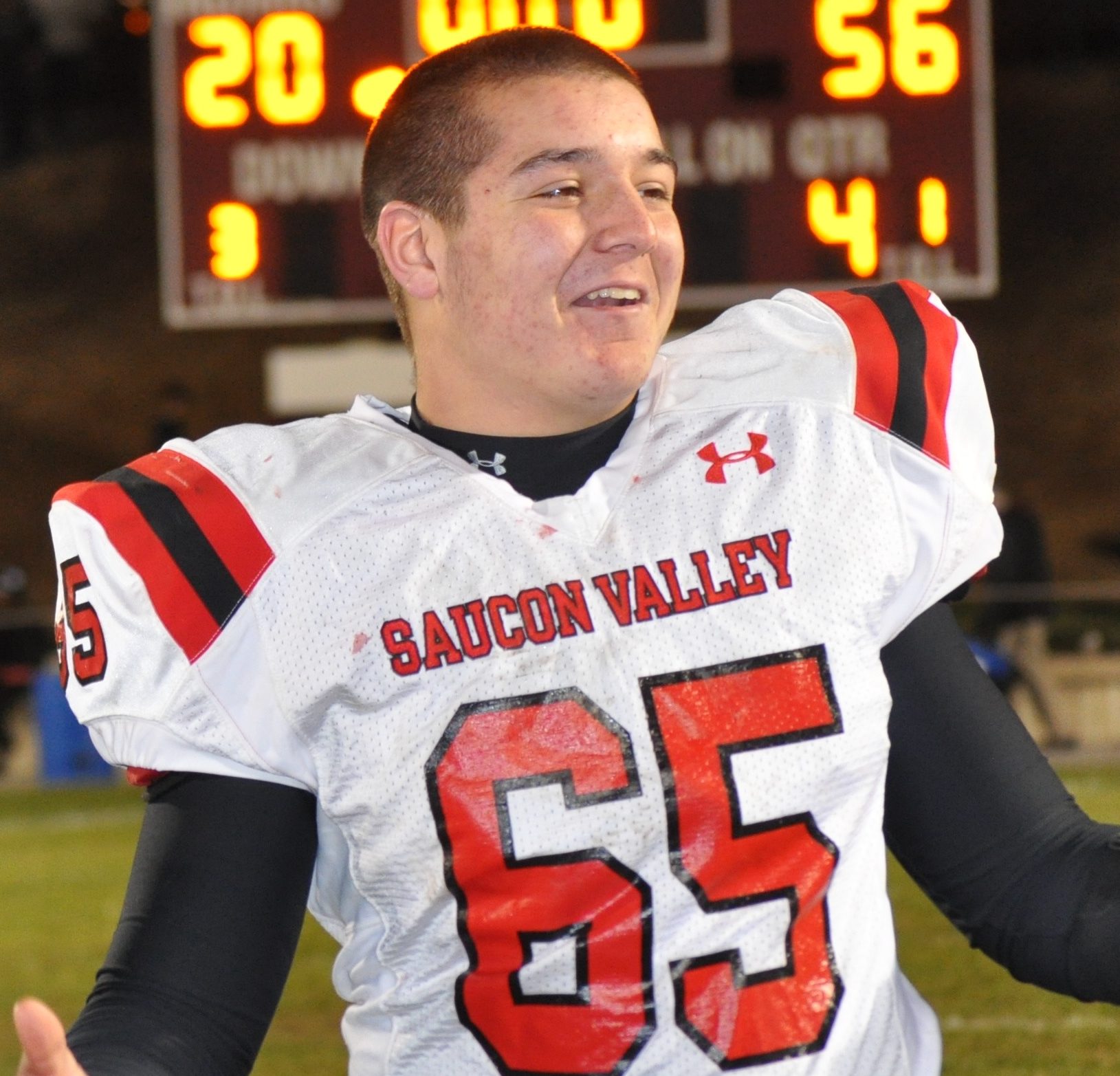 Stephen Good, following the Panthers District XI championship game in 2015 FILE PHOTO)