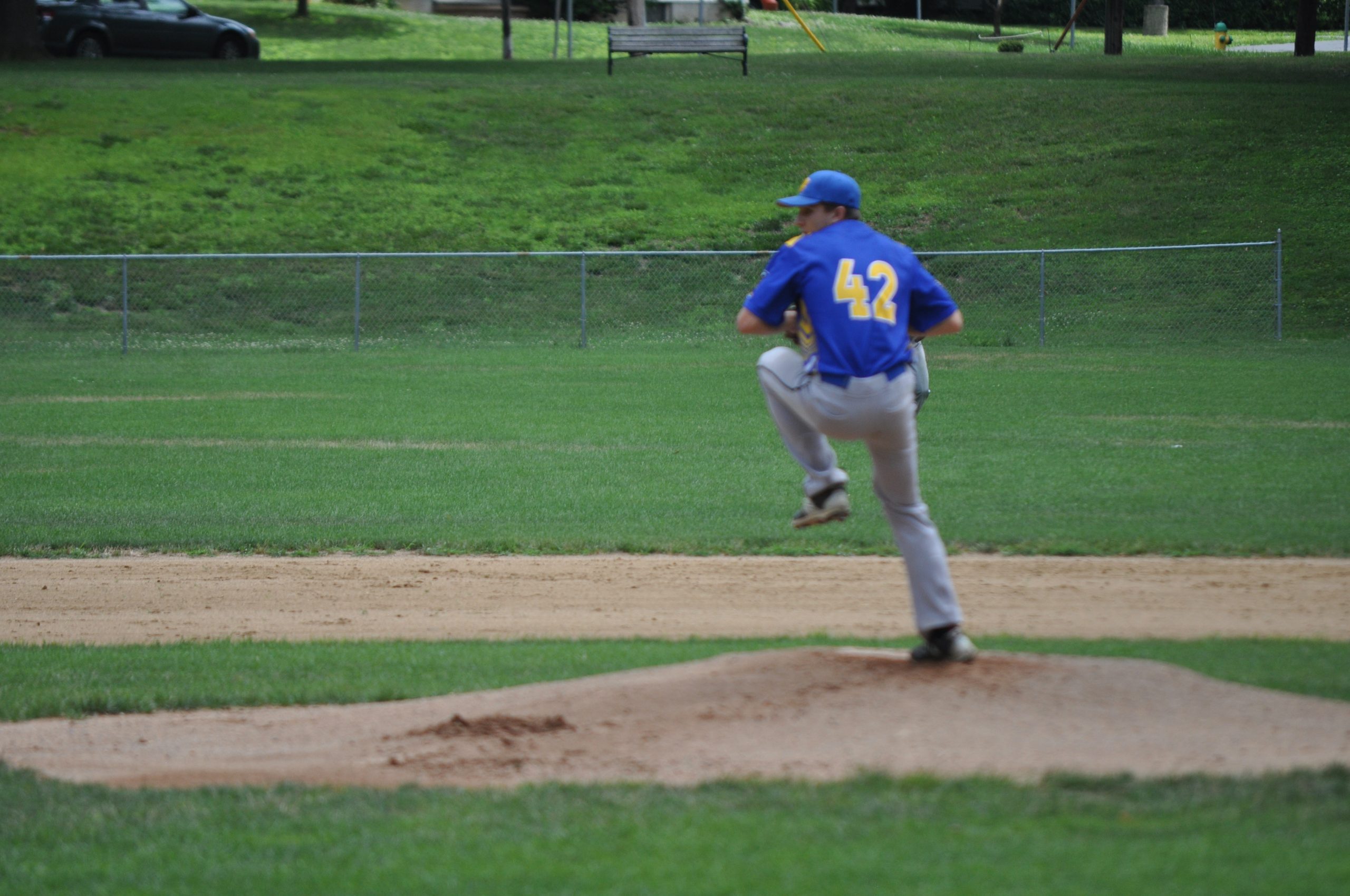 Will Smith threw a complete game for Hellertown but it wasn't enough to get the win. 