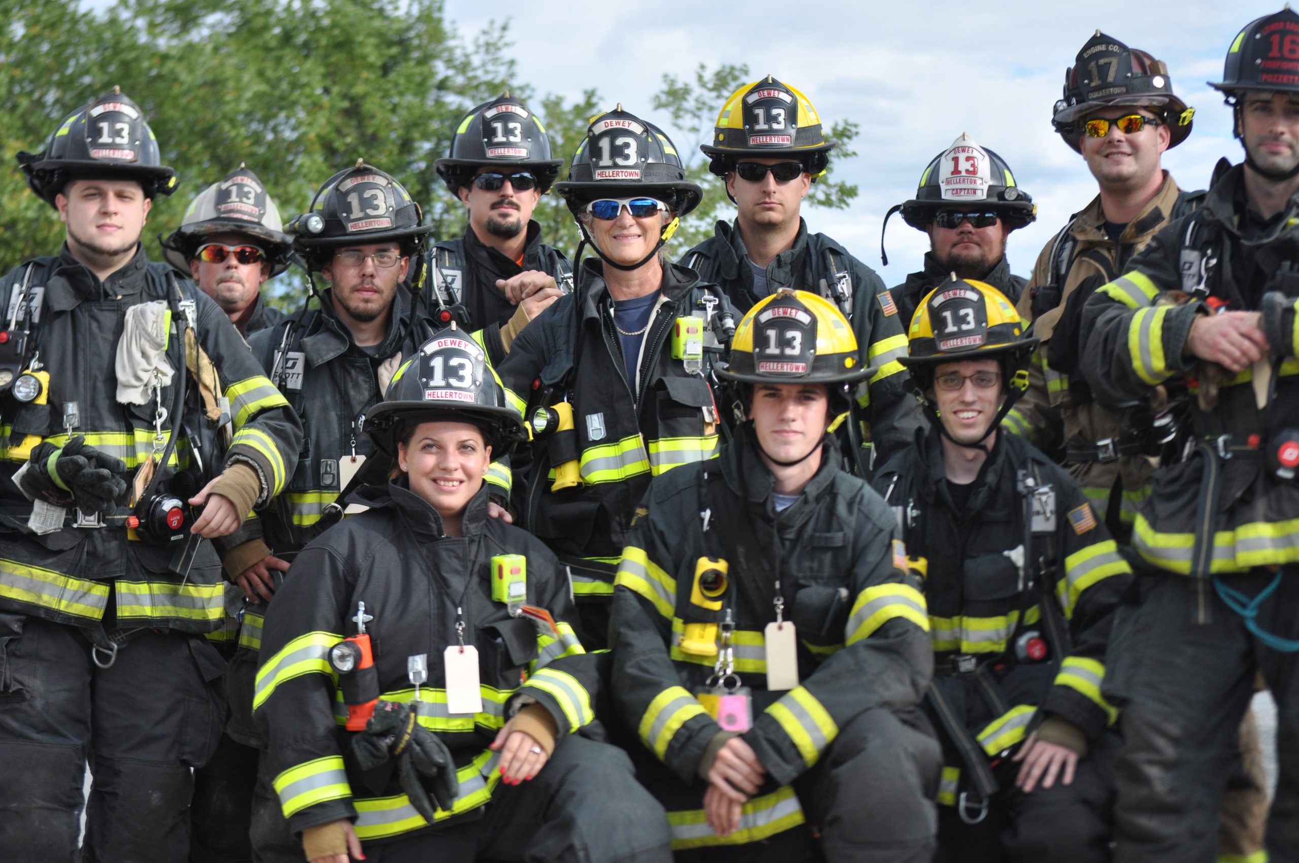A collection of Saucon Valley First Responders will never forget.