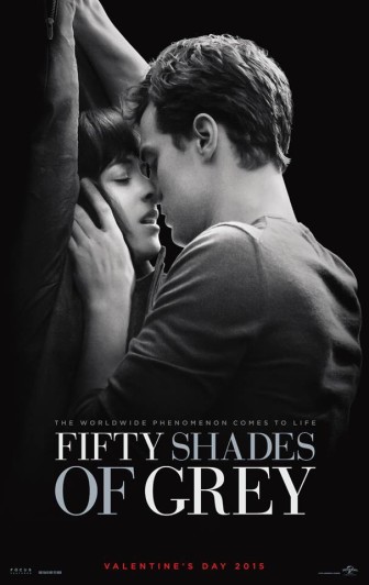 The poster for the movie "Fifty Shades of Grey," which will be released on Valentine's Day.