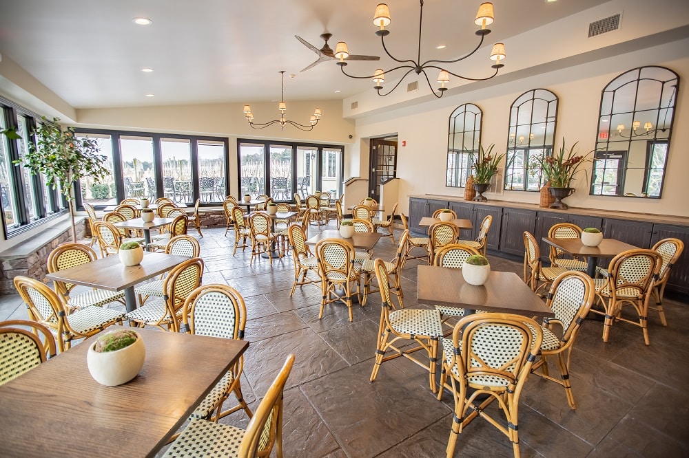 Garden Room daytime Crossing Vineyard Winery