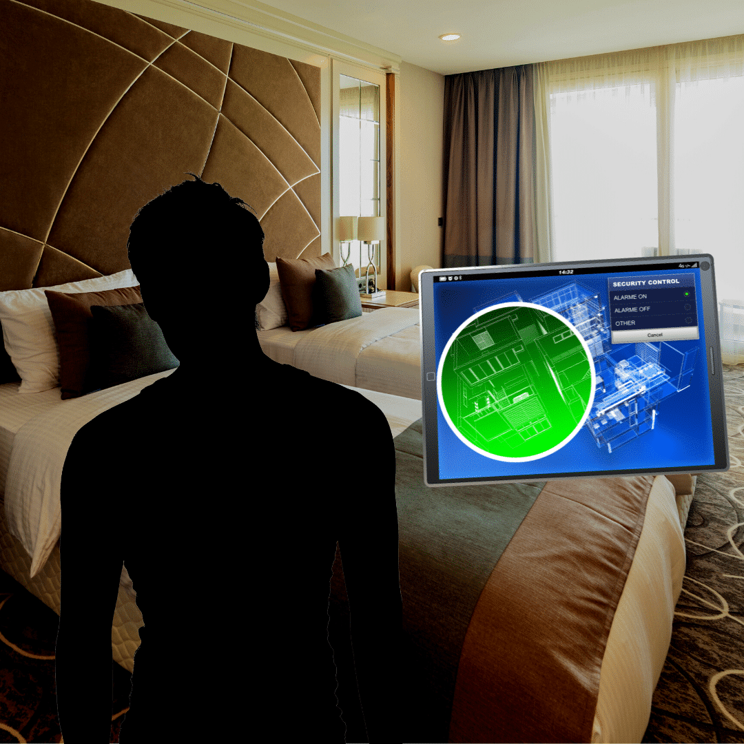 Hotel Man Police Curious