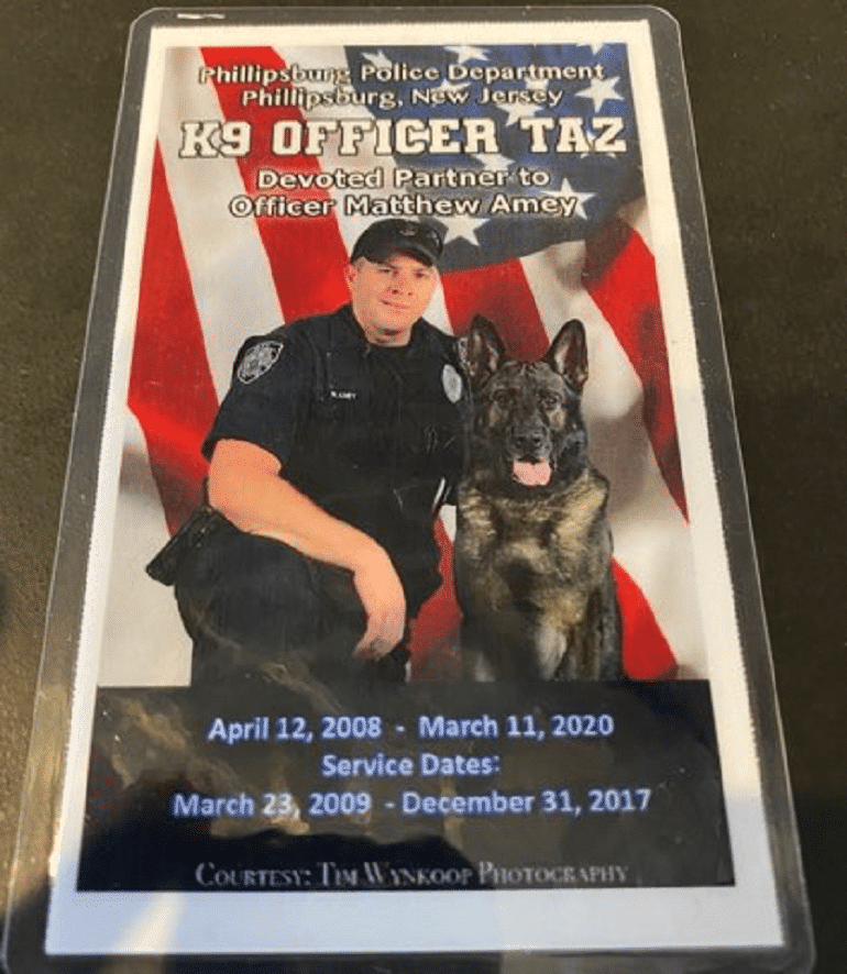 German Shepherd K9 Unit Cta K-9 Officer's Last Journey Includes