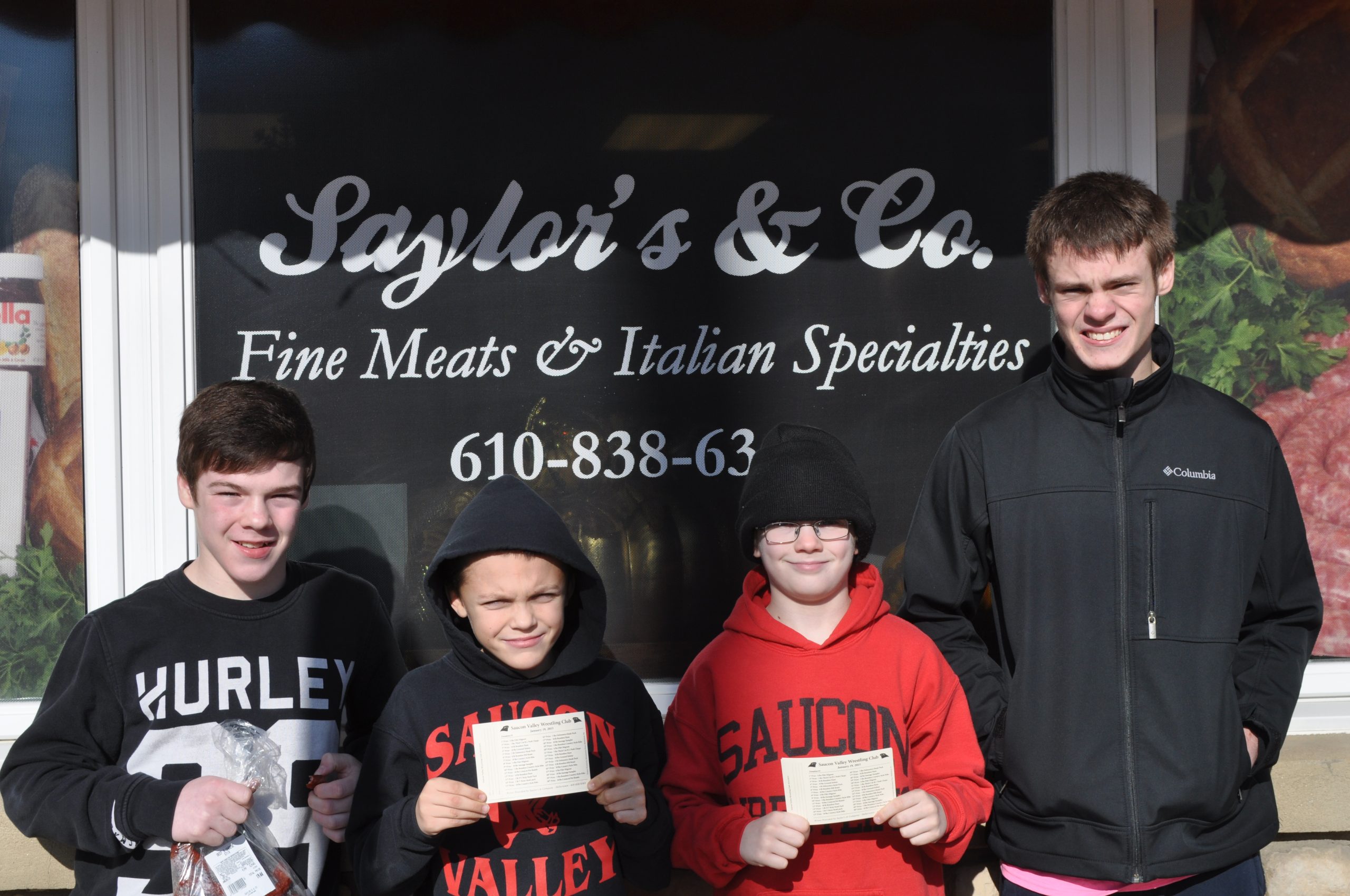 Meat Raffle proceeds will benefit Saucon wrestlers of all ages.