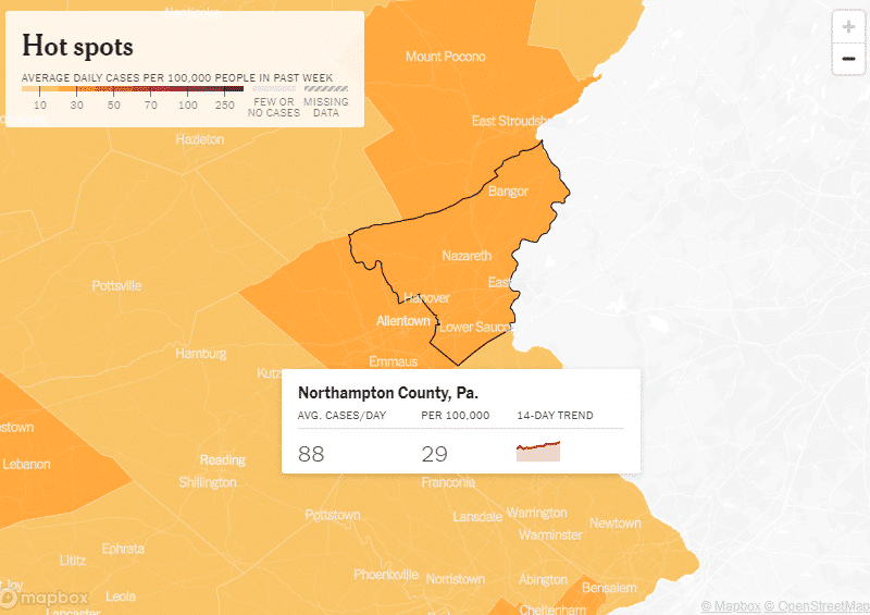 Northampton County Covid