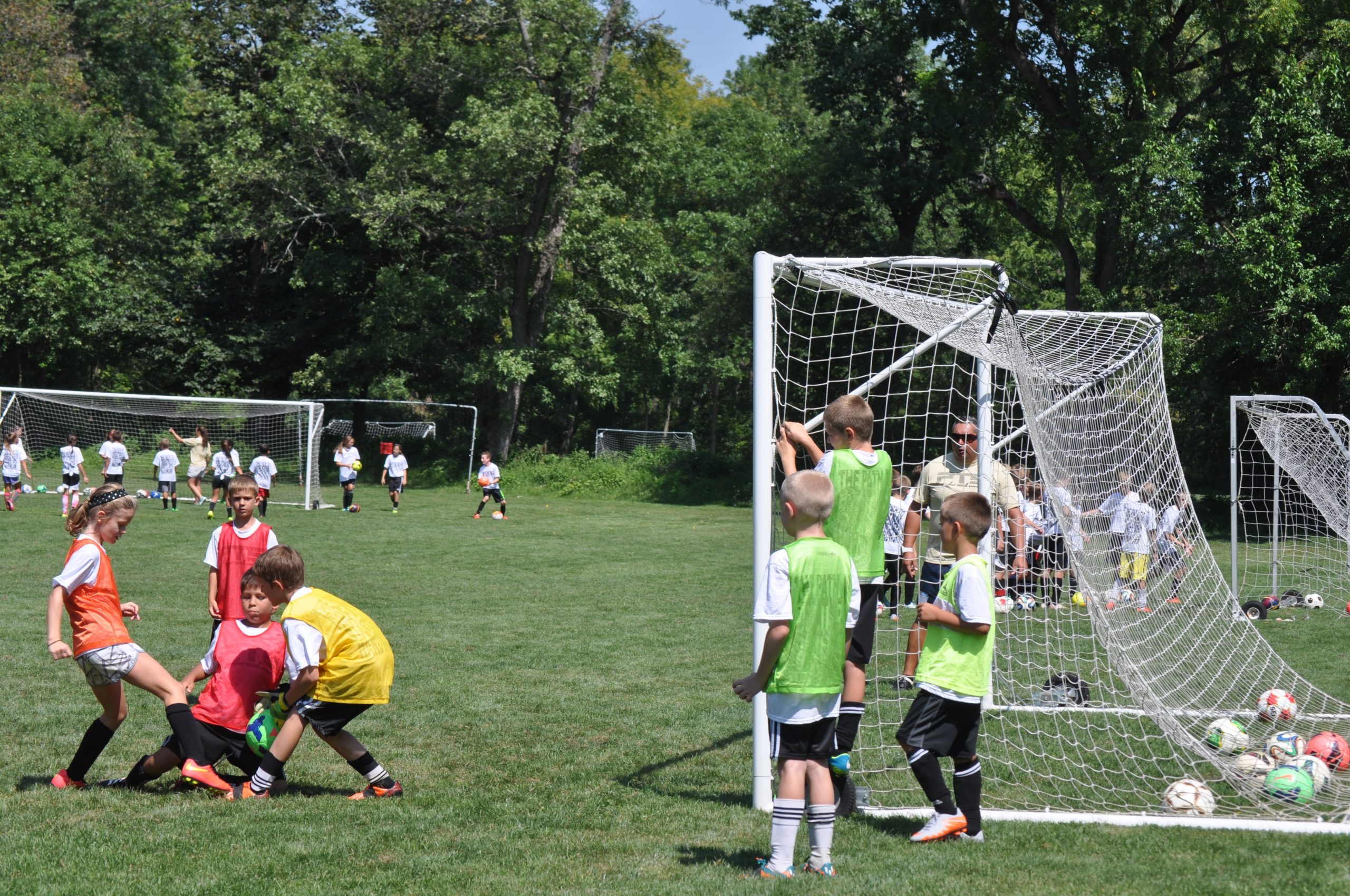 PTS campers working hard