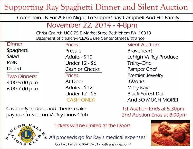 Ray Campbell Fundraiser Flyer