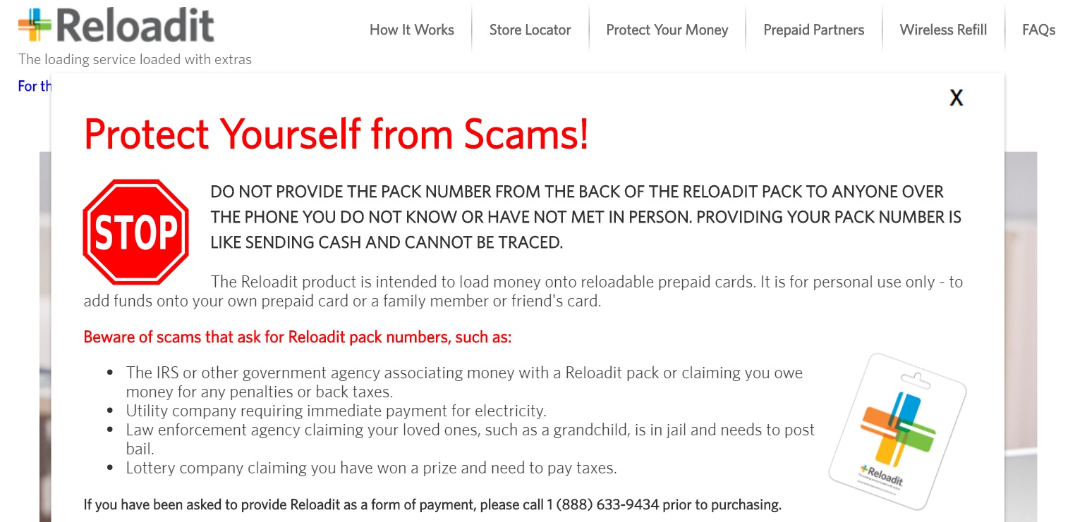 A screen shot of the Reloadit homepage.
