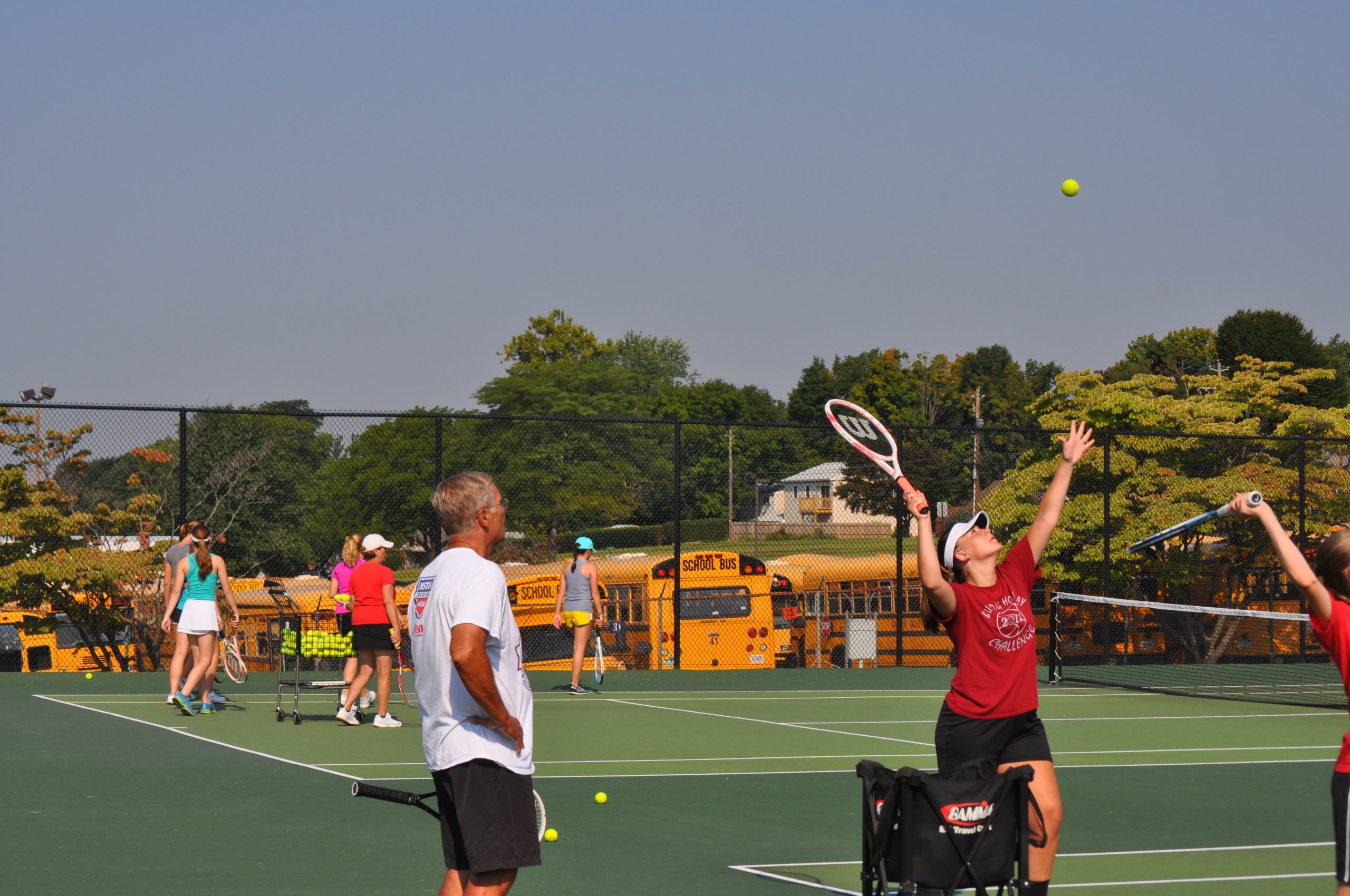 SVHS girls tennis serving it up!