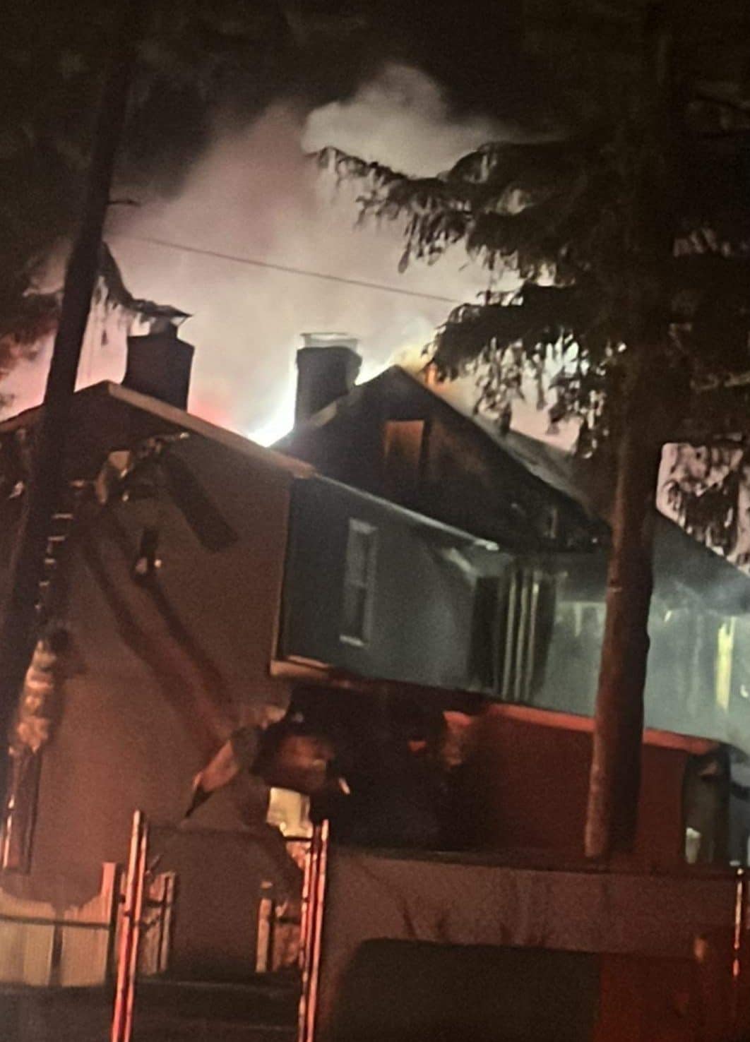 Fire Black River Road