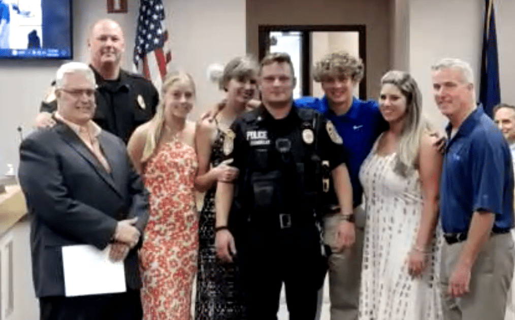 Swearing in Hellertown Police