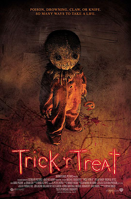 A theatrical release poster for the 2007 anthology horror film "Trick 'r Treat."