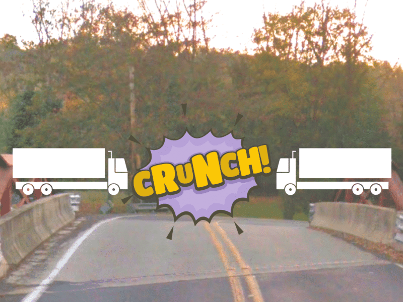 Trucks Canal Bridge Collision