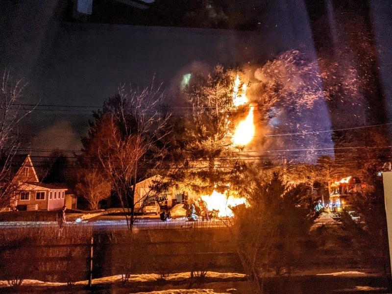 Fiery Crash Upper Saucon